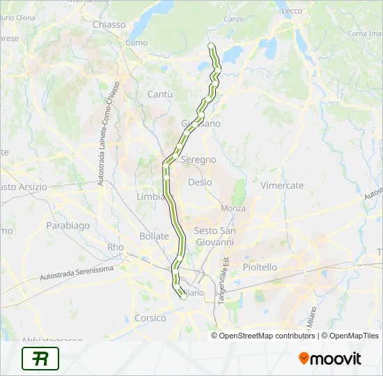 R16  Line Map
