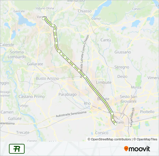R22  Line Map