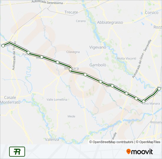 R36  Line Map