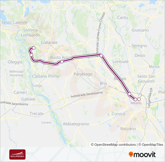 MXP2  Line Map