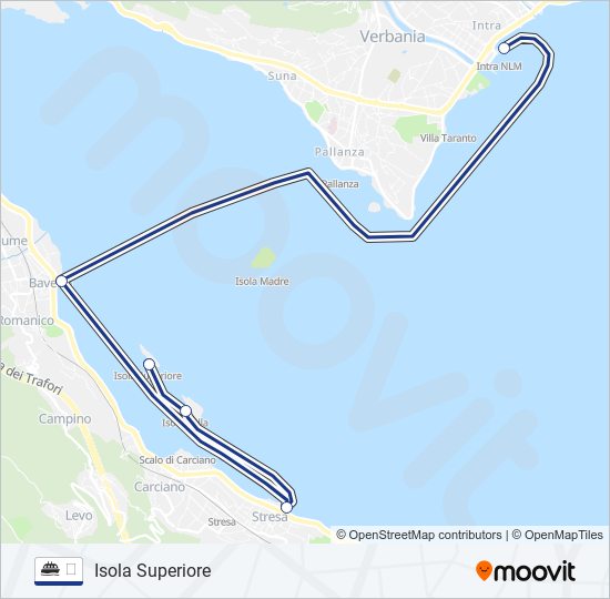 Percorso linea navigazione ⛴