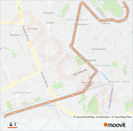 2 Light Rail Line Map