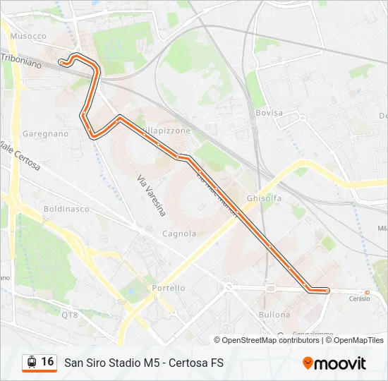 16 Light Rail Line Map