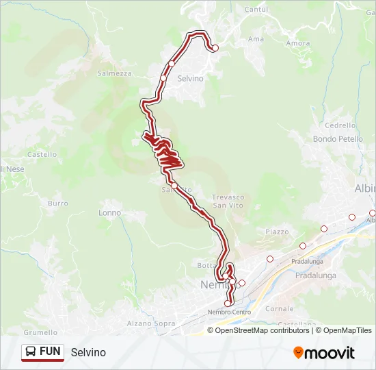FUN Bus Line Map