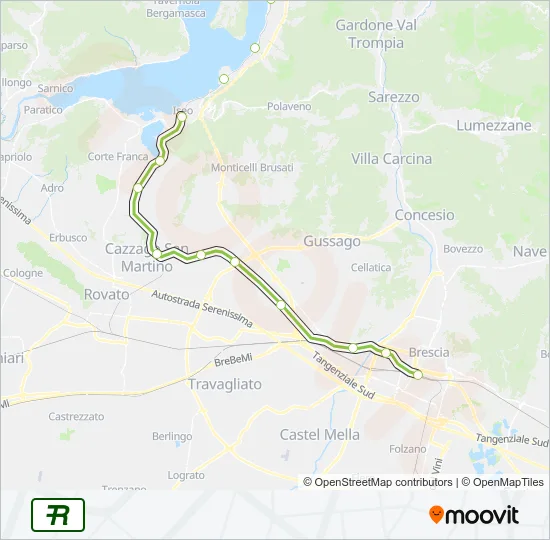 R3 Train Line Map
