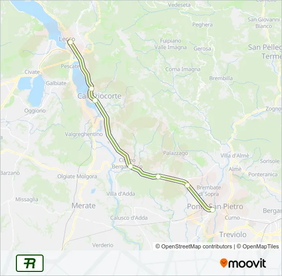 R7 Train Line Map