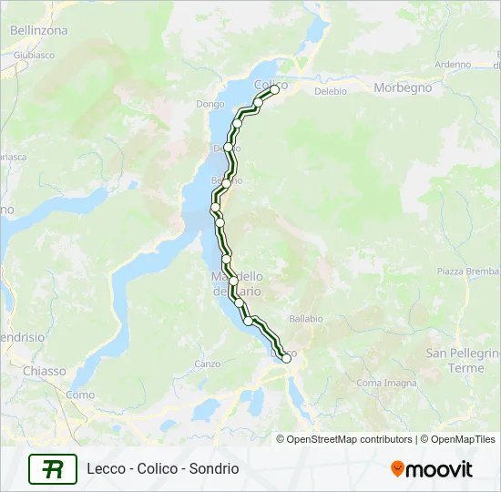 R13 Train Line Map