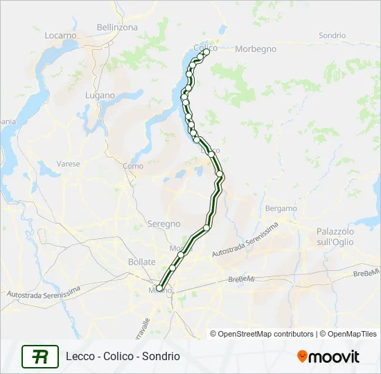 R13 Train Line Map