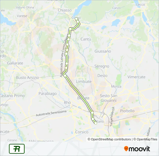 R17 Train Line Map