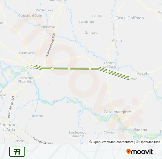 R40 Train Line Map