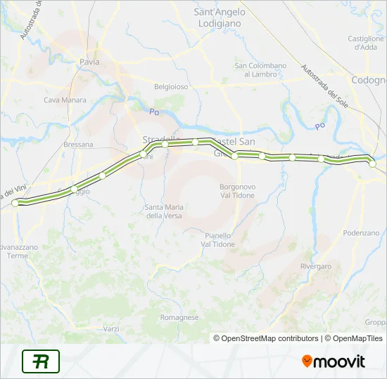 R41 Train Line Map