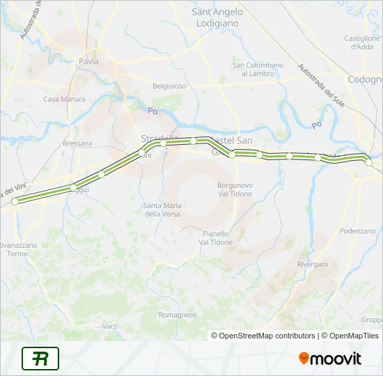 R41 Train Line Map