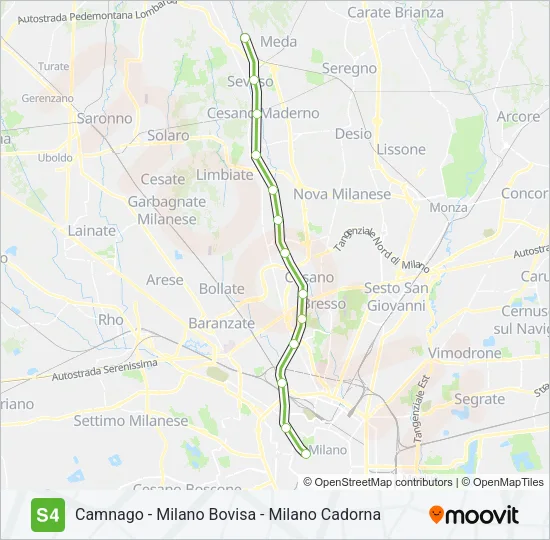 S4  Line Map