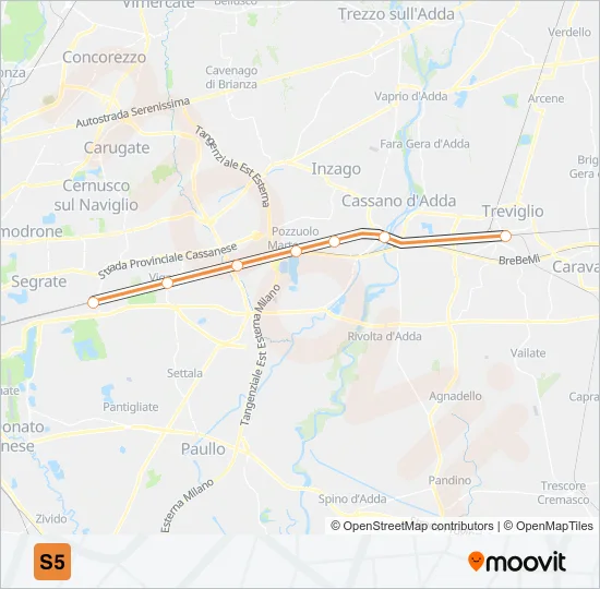 S5  Line Map
