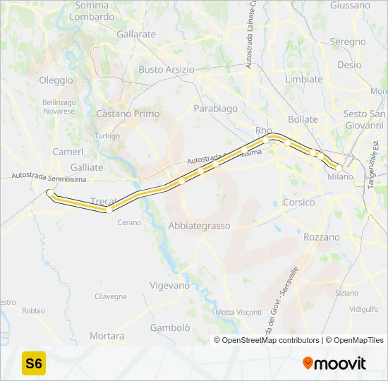 S6  Line Map