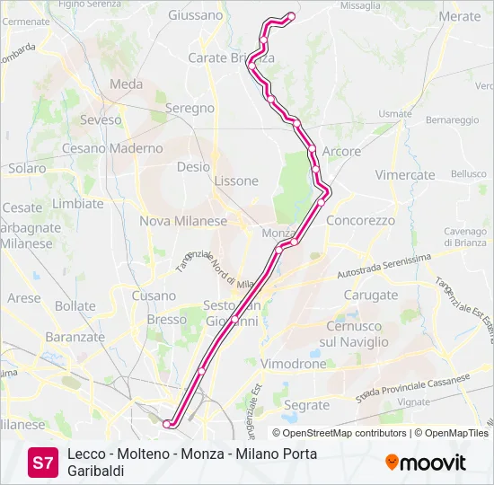 S7  Line Map