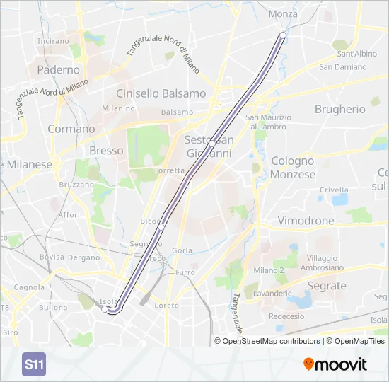 S11  Line Map