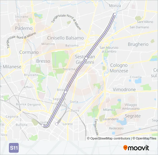 S11  Line Map