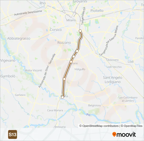 S13  Line Map