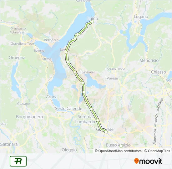 R21 Train Line Map
