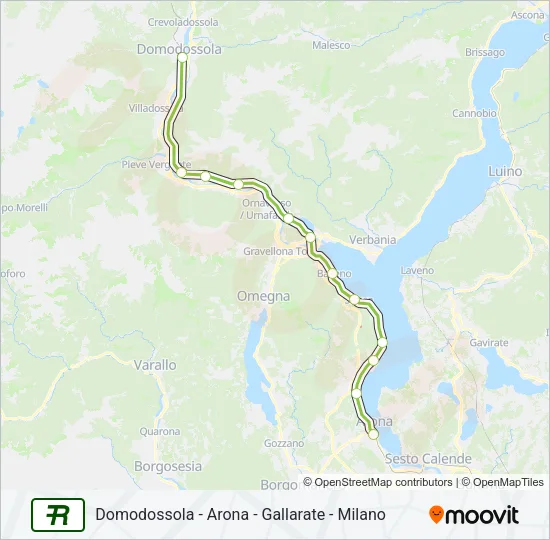R23 Train Line Map