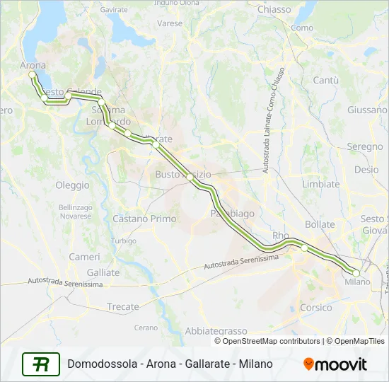 R23 Train Line Map