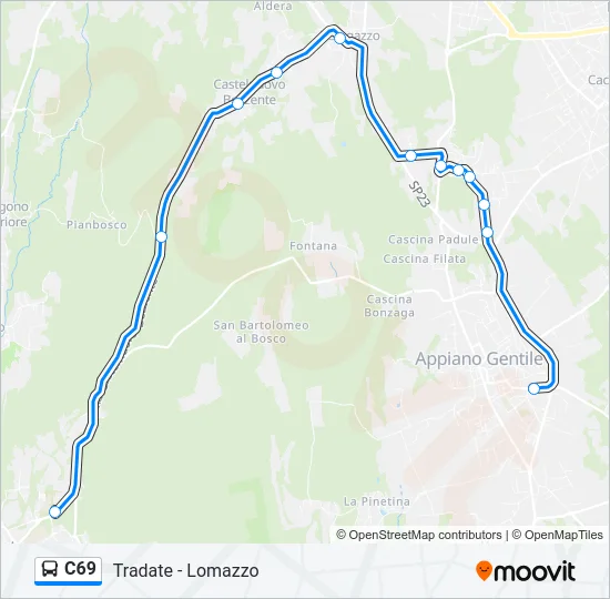 C69  Line Map