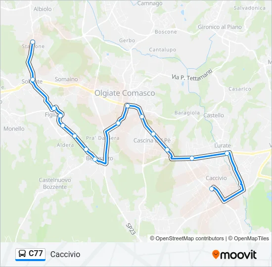 C77  Line Map