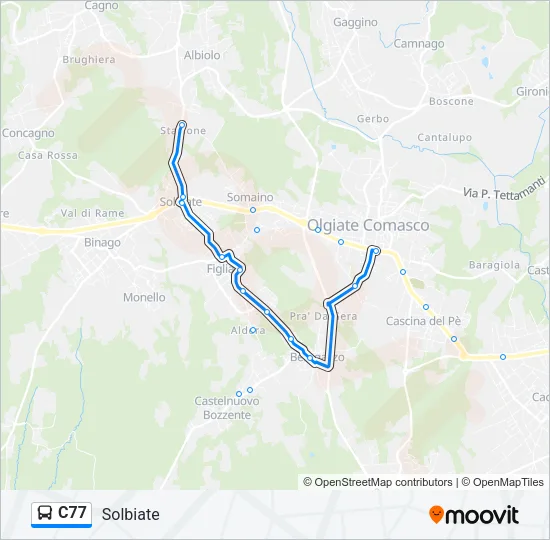 C77  Line Map