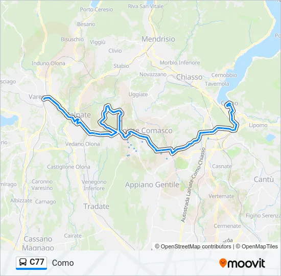 C77  Line Map