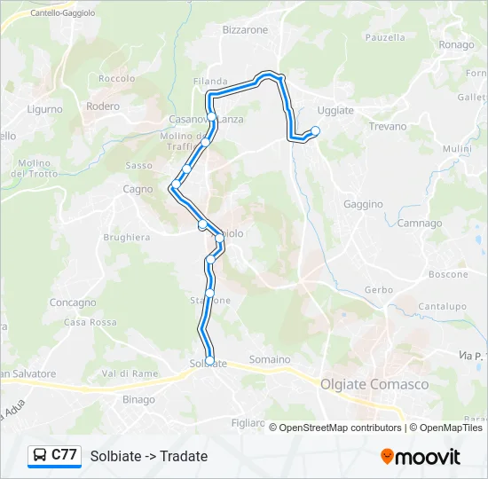 C77  Line Map