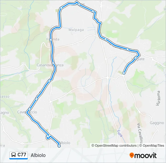 C77  Line Map