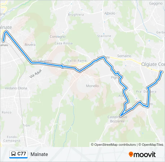 C77  Line Map