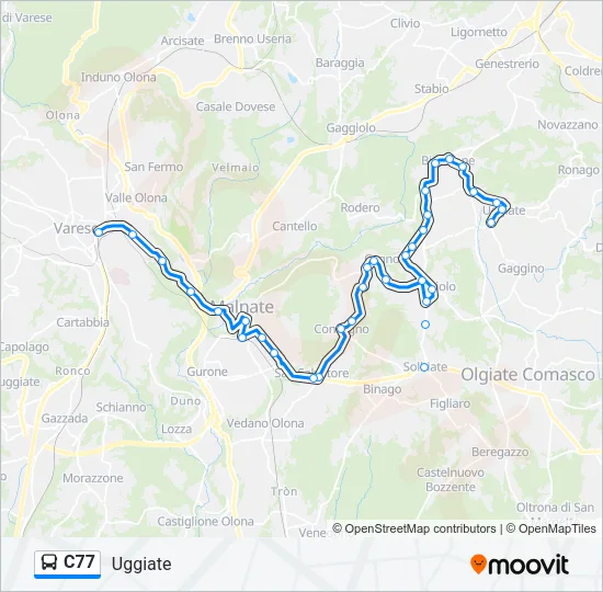 C77  Line Map