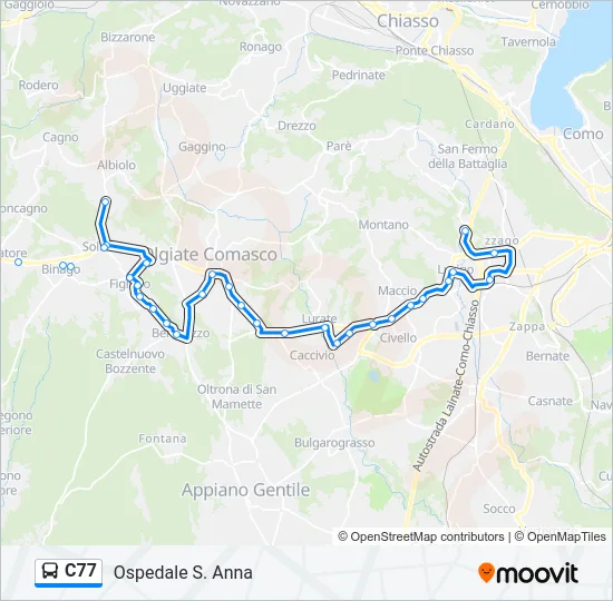 C77  Line Map