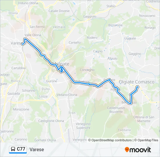 C77  Line Map