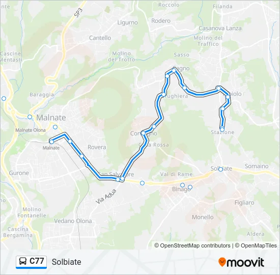 C77  Line Map