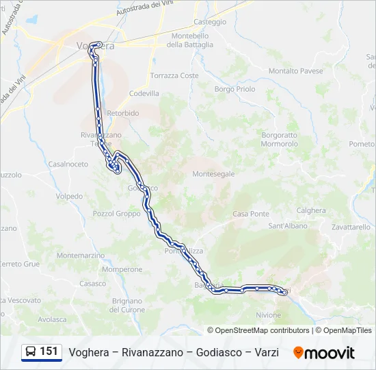 151  Line Map