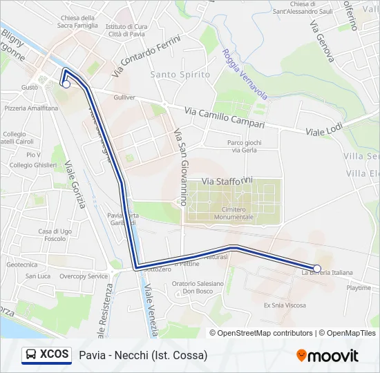 XCOS  Line Map