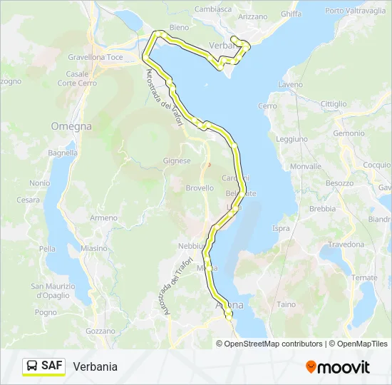 SAF Bus Line Map
