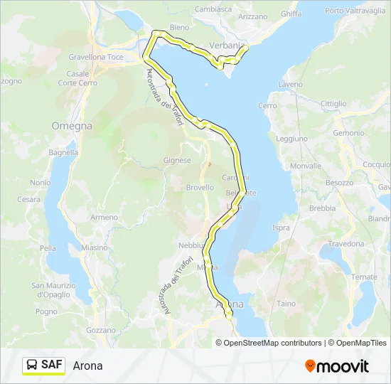 SAF Bus Line Map