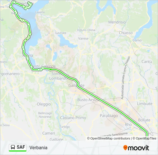 SAF Bus Line Map