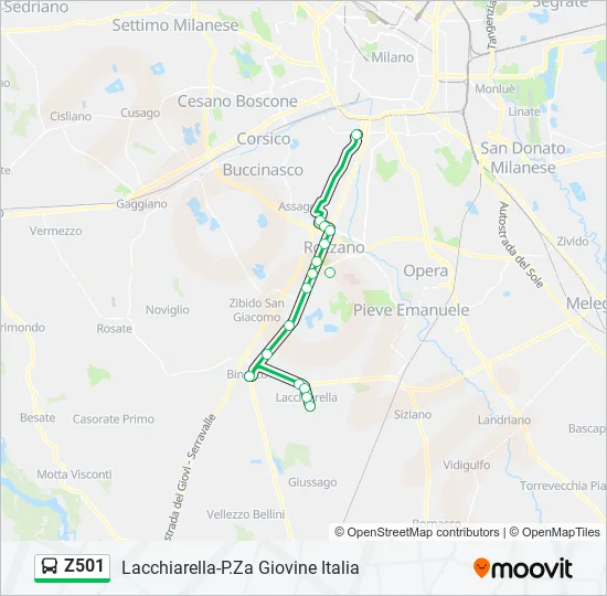 Z501  Line Map