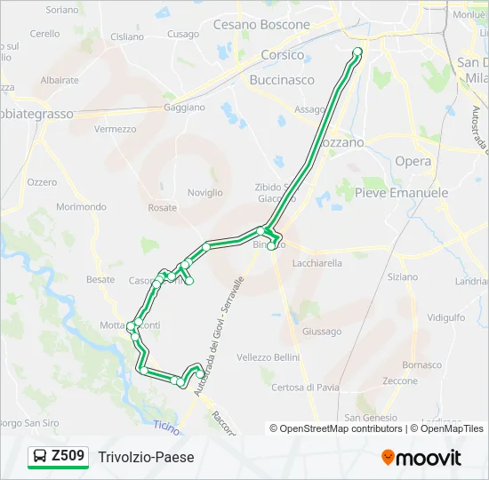 Z509  Line Map