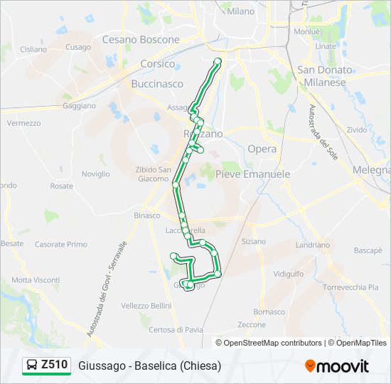 Z510 bus Line Map