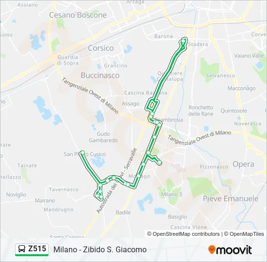 Z515  Line Map