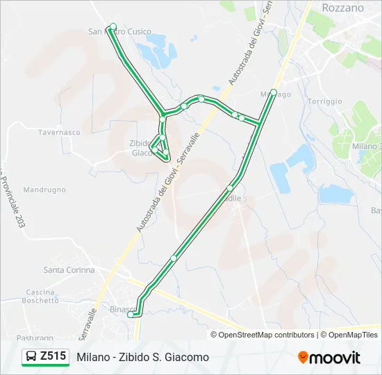 Z515  Line Map