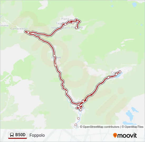 B50D Bus Line Map