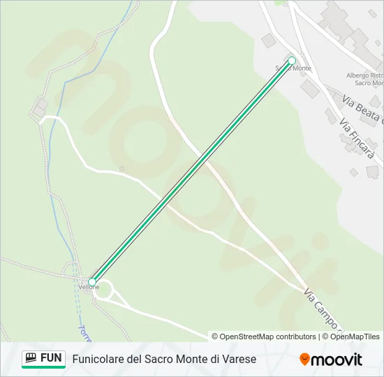 FUN Funicular Line Map