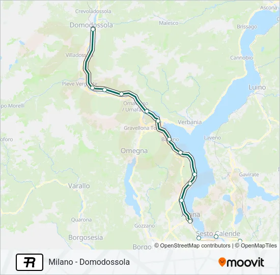 R Train Line Map